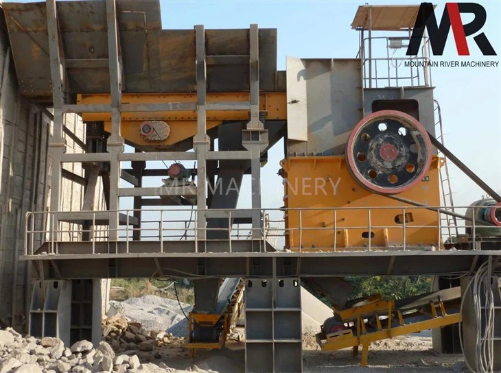 PE Jaw Crusher-working picture