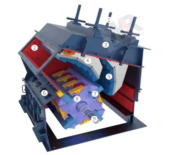 PF Impact Crusher-Structure diagram