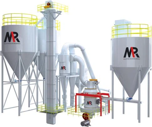A Complete Limetone Grinding Mill Plant
