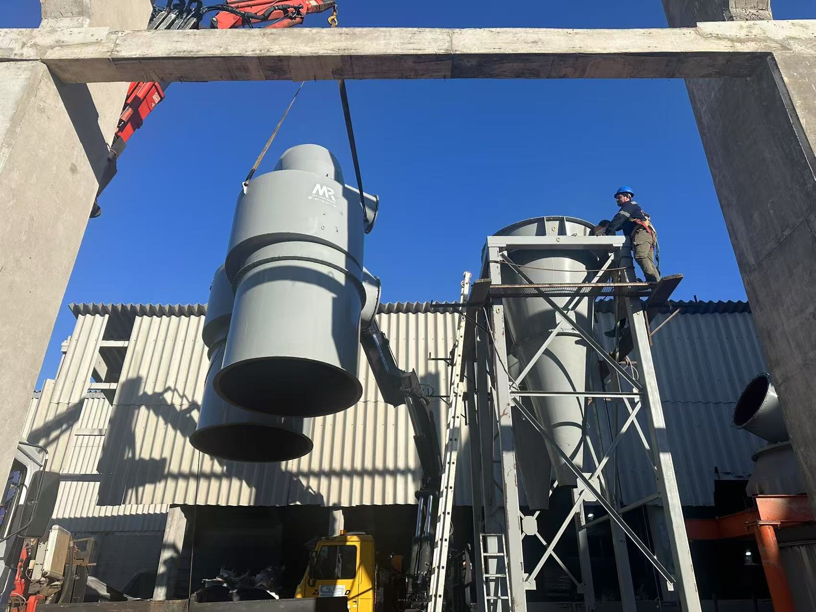 Fertilizer Grinding Mill Plant Installation