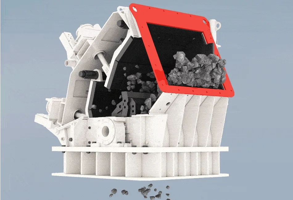PFW Impact Crusher-Working Principle-Live Photo