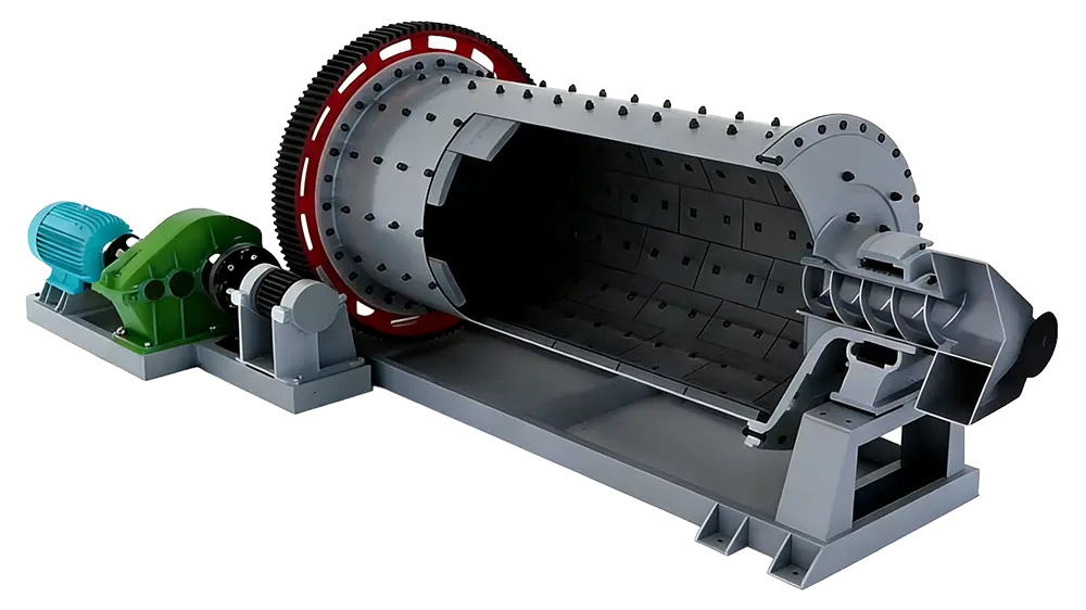MQ Ball Mill Internal Structure