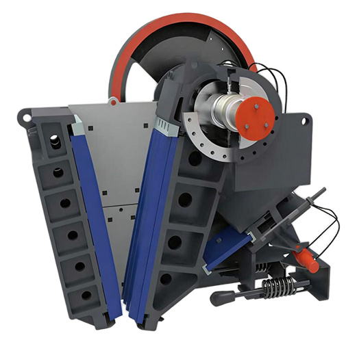PEW Jaw Crusher Internal Structure