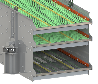 S5X Vibrating Screen Internal Structure