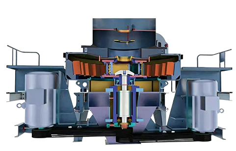 VSI Vertical Shaft Impact Crusher Internal structure