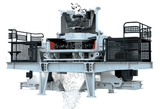 VSI5X Vertical Shaft Impact Crusher Working principle