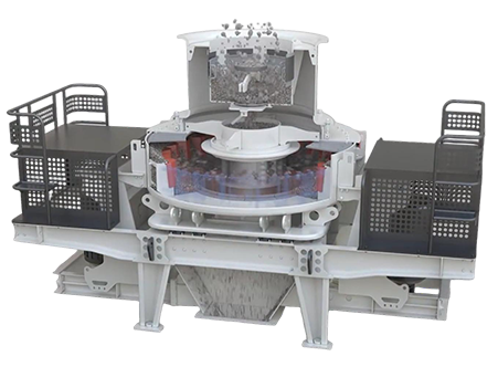 VSI6X Vertical Shaft Impact Crusher Working principle