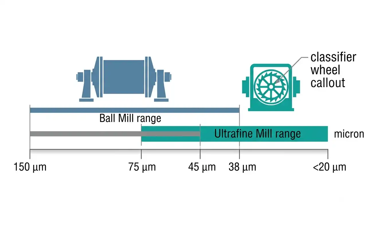 Horizontal ball mill vs ultrafine grinding mill