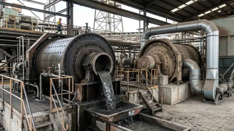 slurry discharge and dry discharge