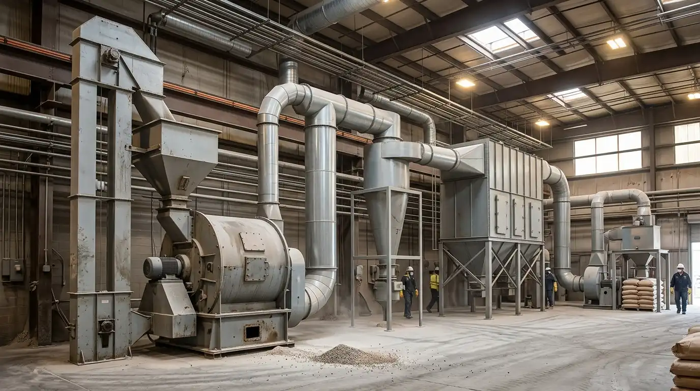Complete Raymond mill plant