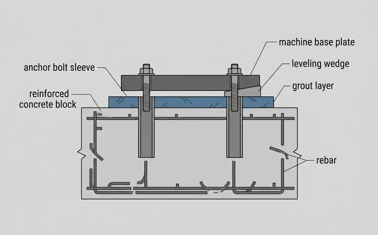 a reinforced concrete machine