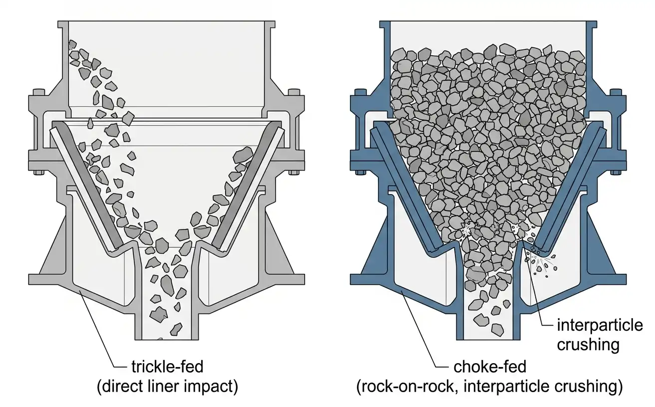 cone crusher chamber