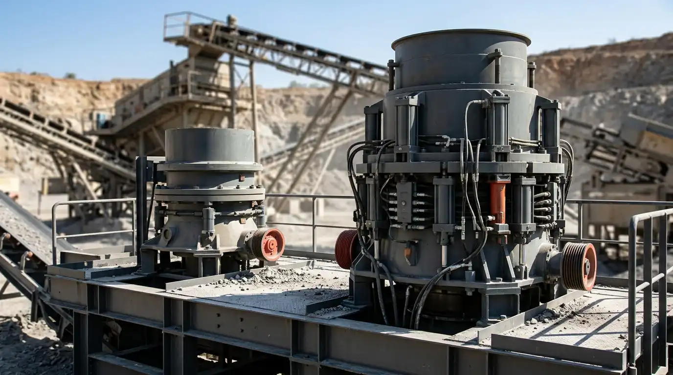 cylinder hydraulic cone crusher