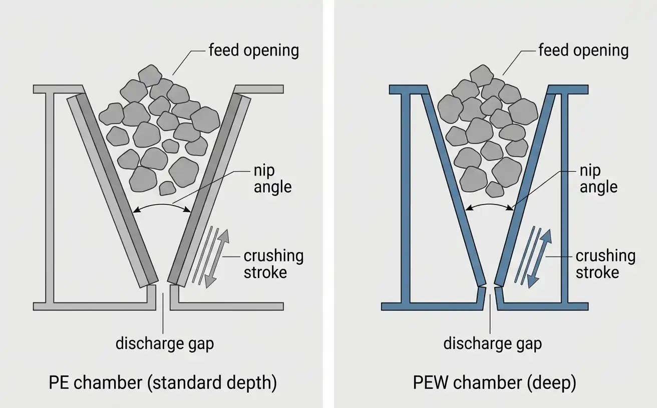 two crushing chambers